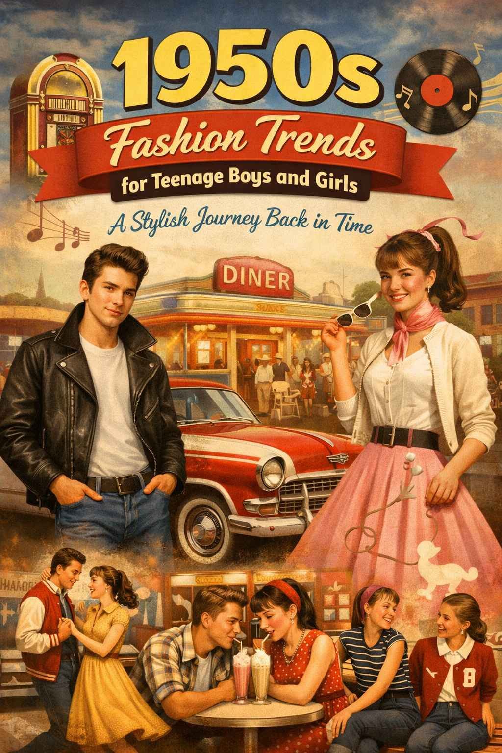 1950s Fashion Trends for Teenage Boys and Girls A Stylish Journey Back in Time
