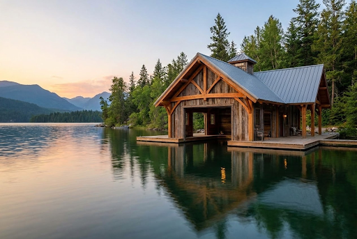 How Timber Frame Boat Houses Protect and Elevate Your Waterfront Property
